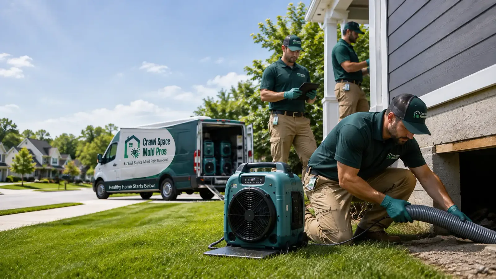 Crawl Space Mold Removal in Wakeeney, KS